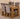 Kuba Small Oak Dining Table with 4 Washington Grey Fabric Chairs