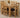 Kuba Small Oak Dining Table with 6 Yale Oak Chairs