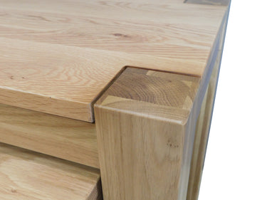 Kuba Solid Oak Nest of Tables