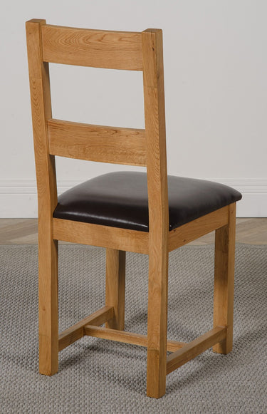 Lincoln Solid Oak Dining Chair | Ladder Back