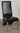 Lola Black Leather Dining Chair | Curved Back