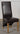 Lola Brown Leather Dining Chair | Curved Back