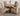Oregon Round Oak Dining Table with 4 Lola Beige Fabric Chairs