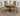 Oregon Round Oak Dining Table with 4 Washington Grey Fabric Chairs
