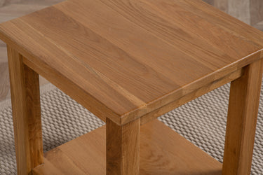 Oslo Solid Oak Lamp Table