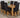Oslo 180 x 90cm Large Oak Dining Set with 6 Washington Black Fabric Chairs