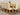 Oslo 180 x 90cm Large Oak Dining Set with 8 Washington Ivory Leather Chairs
