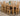Oslo 180 x 90cm Large Oak Dining Set with 8 Yale Oak Chairs