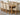 Oslo 180 x 90cm Large Oak Dining Set with 8 Washington Beige Fabric Chairs