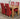 Oslo 150 x 90cm Medium Oak Dining Set with 4 Lola Burgundy Leather Chairs