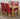 Oslo 150 x 90cm Medium Oak Dining Set with 4 Washington Burgundy Leather Chairs