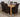 Oslo 150 x 90cm Medium Oak Dining Set with 6 Montana Brown Leather Chairs