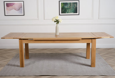 Richmond 200 - 280cm Large Oak Extendable Dining Table