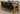 Richmond Large Oak Extending Dining Table with 6 Washington Brown Leather Chairs