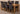 Richmond Large Oak Extending Dining Table with 6 Washington Black Fabric Chairs