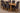 Richmond Medium Oak Extendable Dining Table with 6 Washington Black Fabric Chairs