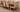 Richmond Medium Oak Extendable Dining Table with 8 Washington Beige Fabric Chairs