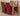 Richmond Medium Oak Extendable Dining Table with 4 Lola Burgundy Leather Chairs