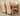 Richmond Medium Oak Extendable Dining Table with 4 Lola Ivory Leather Chairs