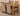 Richmond Medium Oak Extendable Dining Table with 4 Montana Beige Fabric Chairs