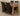 Richmond Medium Oak Extendable Dining Table with 4 Montana Brown Leather Chairs