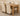 Richmond Medium Oak Extendable Dining Table with 4 Montana Ivory Leather Chairs