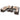 Santorini U Shape Modular 10 Seat Rattan Sofa Set With Armrest Drinks Cooler & 2 Coffee Tables - Brown