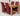 Seattle Oak Extending Dining Table with 4 Montana Burgundy Leather Chairs
