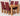 Seattle Oak Extending Dining Table with 4 Washington Burgundy Leather Chairs