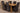Seattle Oak Extending Dining Table with 6 Lola Black Fabric Chairs