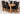 Seattle Oak Extending Dining Table with 6 Washington Black Leather Chairs