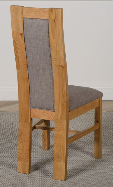 Stanford Solid Oak Dining Chair | Curved Back