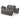 Sydney 8 Seater Sofa & Armchair Conversation Set With 2 Drinks Cooler Coffee Tables - Grey