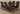 Valencia Oak Large Glass Dining Table & 6 Washington Black Fabric Chairs
