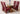 Valencia Oak Small Glass Dining Table & 4 Lola Burgundy Leather Chairs
