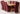 Vermont Cross Leg Oak Extending Dining Table with 8 Lola Burgundy Leather Chairs