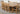 Vermont Cross Leg Oak Extending Dining Table with 8 Berkeley Oak and Brown Leather Chairs