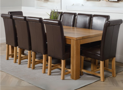 Dining Table & 10 Chairs